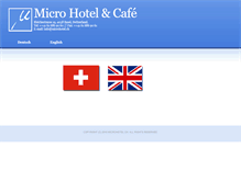 Tablet Screenshot of microhotel.ch